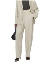 JOSEPH - Light Linen Blend Trousers - Lyst