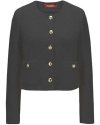 Max Mara - Gavino Round Neck Short Casual Jacket - Lyst