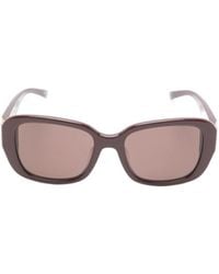 Balenciaga - Bb Logo Rectangle-Frame Sunglasses - Lyst