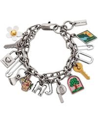 Marc Jacobs - The Pop Americana Charm Cable Chain Bracelet - Lyst