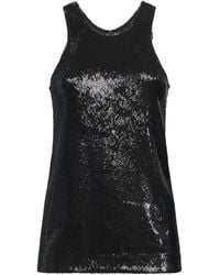 TOTEME - Sequin High Round Neckline Top - Lyst