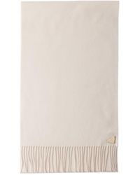 Prada - Fringed Logo Scarf - Lyst