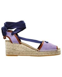Versace - Lola Wedge Espadrille Sandals - Lyst