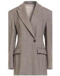 Brunello Cucinelli - Double-Breasted Suit Jacket - Lyst