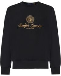 Polo Ralph Lauren - Printed Fleece Sweatshirt - Lyst