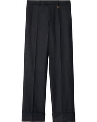 Burberry - Wool Tailored Trousers - Lyst