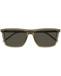 Saint Laurent - Uv Protection Bold Frame Wayfarer Sunglasses - Lyst