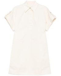 JOSEPH - Collared Short-Sleeve Mini Dress - Lyst