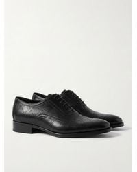 Gucci - Lasered Gg Lace-Up Shoes - Lyst