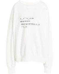 Maison Margiela - Plain Colour Sweatshirt - Lyst
