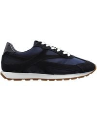 Anine Bing - Lace-Up Panelled Suede Sneakers - Lyst