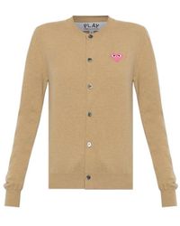 COMME DES GARÇONS PLAY - Long-Sleeve Cardigan - Lyst