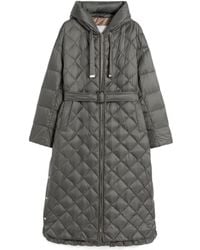 Max Mara - Long Quilted Down Jacket - Lyst