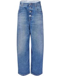 MM6 by Maison Margiela - High Waisted Jeans - Lyst