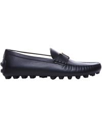 Tod's - Logo-Plaque Slip-On Loafers - Lyst