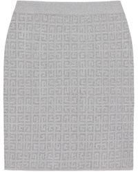 Givenchy - Knitted Mini Skirt - Lyst