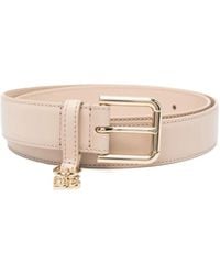 Dolce & Gabbana - Dg Logo Plaque Belt - Lyst