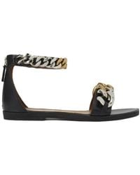 Stella McCartney - Chain Link Falabella Flat Sandals - Lyst