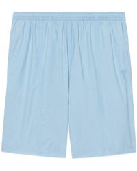 Ami Paris - Straight-Leg Swim Shorts - Lyst