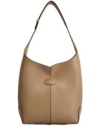 Tod's - Flap Detail Shoulder Bag - Lyst