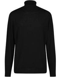 Canali - Fine Knit Turtleneck Knitted Sweater - Lyst