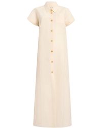 KHAITE - Effy Short-Sleeved Dress - Lyst