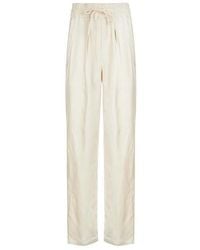 Isabel Marant - Drawstring-Waist Cotton Track Pants - Lyst