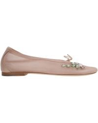 Simone Rocha - Embellished Bow Detailed Flat Shoes - Lyst