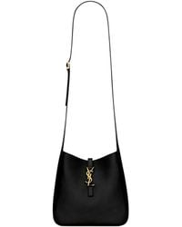 Saint Laurent - Le 5 A 7 Supple Crossbody Bag En Cuir Grainé - Lyst