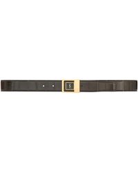 Saint Laurent - Logo Belt - Lyst