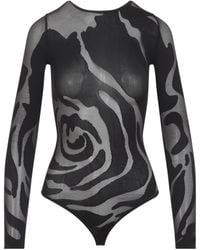 Wolford - Rose Shadow String Body - Lyst
