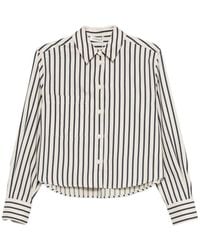 Anine Bing - Striped Pocket Shirt - Lyst