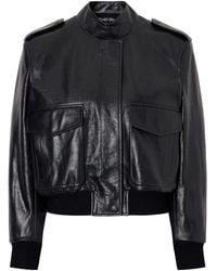 Tom Ford - Aviator Full-Grain Leather Jacket - Lyst