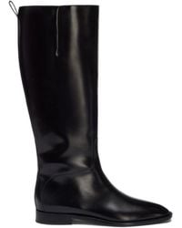 Jil Sander - Knee-High Leather Boots - Lyst