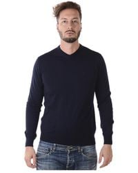Emporio Armani - Round-Neck And Long-Sleeved Sweater - Lyst