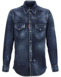 DSquared² - Fashion Western' Shirt - Lyst
