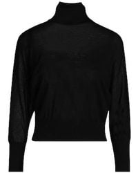 Max Mara - Solid Lightweight Wool Knit Top - Lyst