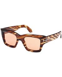 Tom Ford - Eyewear Ilias Square Frame Sunglasses - Lyst