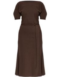 Lemaire - Short Sleeve Off Shoulder Dress - Lyst