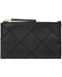 Tory Burch - Fleming Zipped Card Holder - Lyst