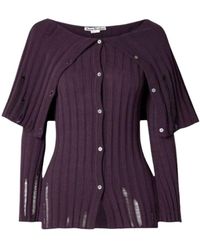 Acne Studios - Rib Knitted Cardigan - Lyst