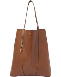 Chloé - Chloé Large Spin Tote Bag - Lyst