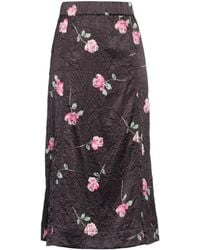 Ganni - Stylish Flared Midi Skirt - Lyst