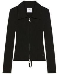 Courreges - Zip-Up Cardigan - Lyst