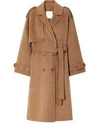 Anine Bing - Rickie Wool And Cashmere-Blend Trench Coat - Lyst