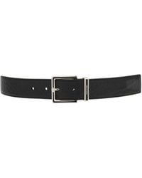 Ferragamo - Fixed Belt With A Square Buckle - Lyst