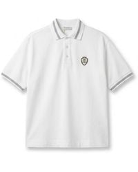 Brunello Cucinelli - Short-Sleeved Polo Shirt - Lyst