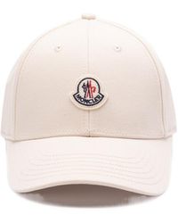 Moncler - Logo Patch Curved Peak Cap - Lyst
