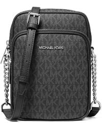 Michael Kors - Medium Jet Set Travel Patterned Cross Body Bag - Lyst