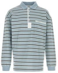 Bottega Veneta - Striped Oversized Polo Shirt - Lyst